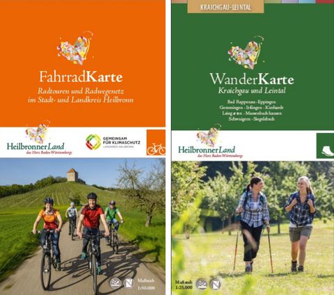 FahrradKarte und WanderKarte