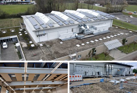 Neue Lüftungsanlage in der Horst-Haug-Halle