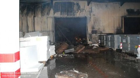 12.05.2011 – Großbrand bei der Fa. Geist in Berwangen