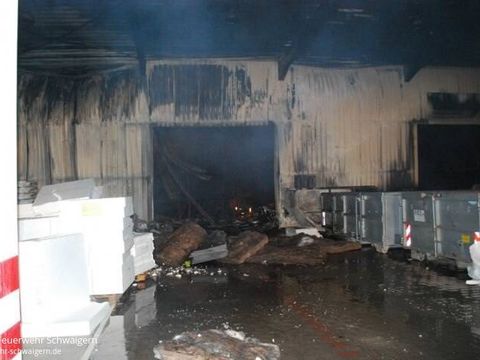 12.05.2011 – Großbrand bei der Fa. Geist in Berwangen