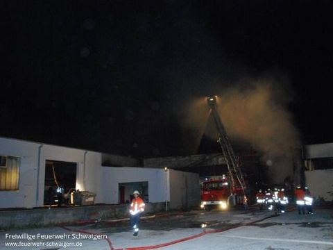 12.05.2011 – Großbrand bei der Fa. Geist in Berwangen
