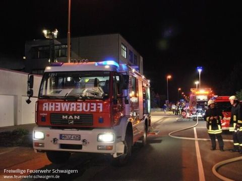 12.05.2011 – Großbrand bei der Fa. Geist in Berwangen