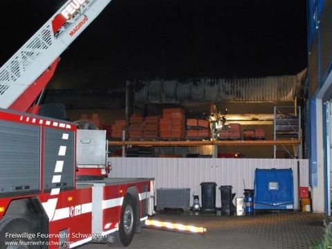 12.05.2011 – Großbrand bei der Fa. Geist in Berwangen