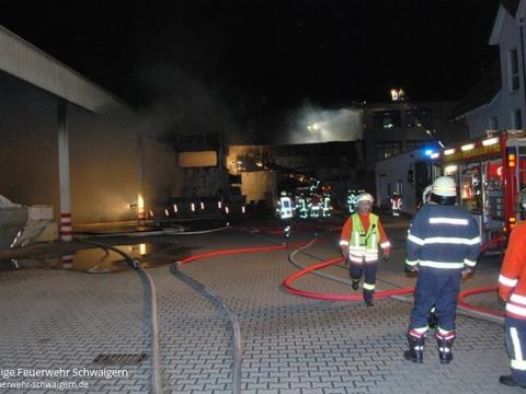 12.05.2011 – Großbrand bei der Fa. Geist in Berwangen