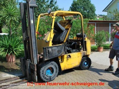 20.08.2011 – Stapler brennt in Lagerhalle