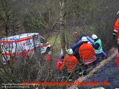 02.01.2012 – Schwerer Verkehrsunfall zwischen Stetten und Niederhofen