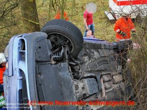 02.01.2012 – Schwerer Verkehrsunfall zwischen Stetten und Niederhofen