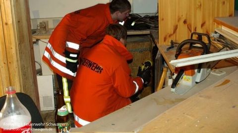 26.01.2012 – Schwelbrand im Jugendhaus in Massenbach
