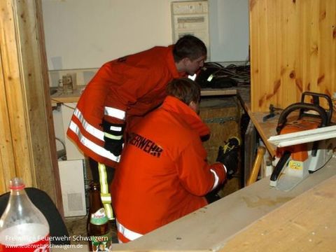 26.01.2012 – Schwelbrand im Jugendhaus in Massenbach