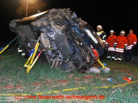 21.04.2012 – PKW kommt auf der K2047 von der Fahrbahn ab