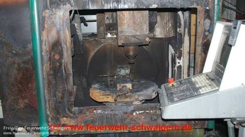 16.05.2012 – Brand einer Fräsmaschine