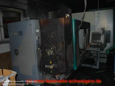16.05.2012 – Brand einer Fräsmaschine