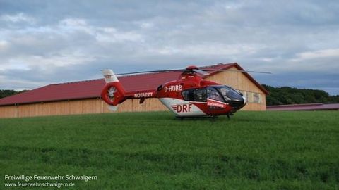 30.07.2012 – Person durch Gartenfräse schwer verletzt