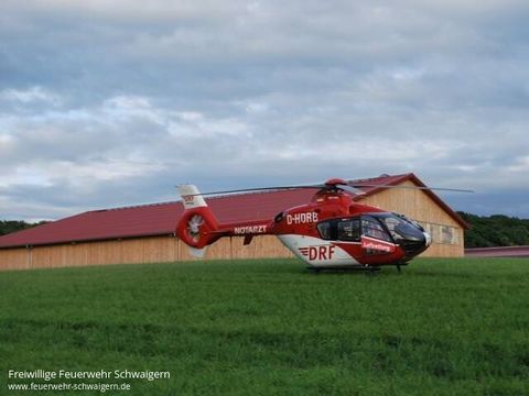 30.07.2012 – Person durch Gartenfräse schwer verletzt