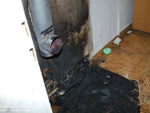 13.12.2012 – Zimmerbrand durch Verpuffung in einem Ölofen