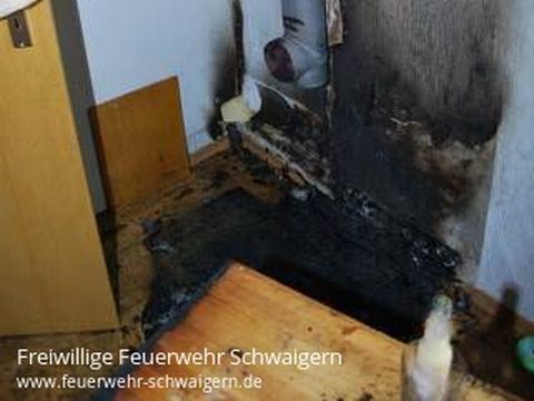 13.12.2012 – Zimmerbrand durch Verpuffung in einem Ölofen