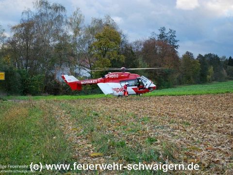 02.11.2013 – Frontalzusammenstoß - Fahrer schwer verletzt