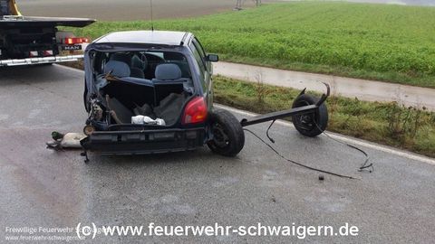 20.12.2013 – Aufgerissener Benzintank