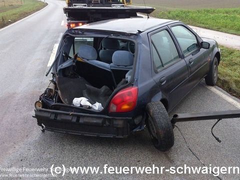 20.12.2013 – Aufgerissener Benzintank