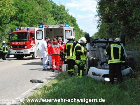 16.06.2014 – PKW überschlägt sich
