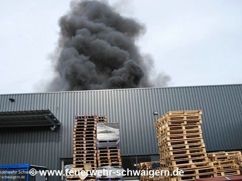 17.06.2015 – Große Rauchwolke über dem Schwaigerner Industriegebiet
