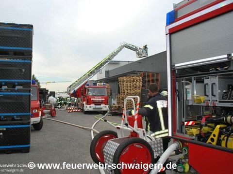17.06.2015 – Große Rauchwolke über dem Schwaigerner Industriegebiet
