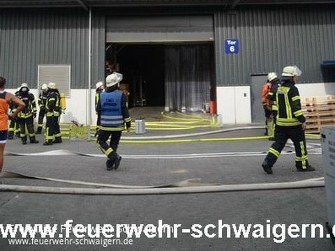 17.06.2015 – Große Rauchwolke über dem Schwaigerner Industriegebiet