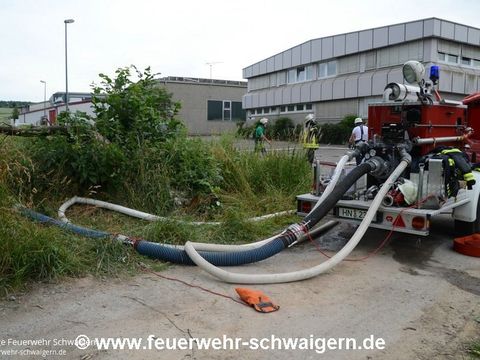 17.06.2015 – Große Rauchwolke über dem Schwaigerner Industriegebiet