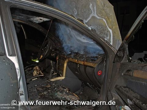 03.10.2015 – Totalschaden durch PKW-Brand