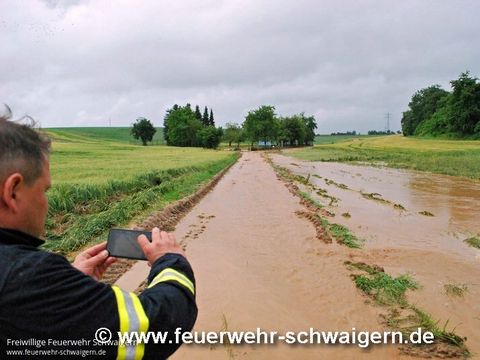 25.06.2016 – Ausnahmezustand in Eppingen nach schwerem Gewitter
