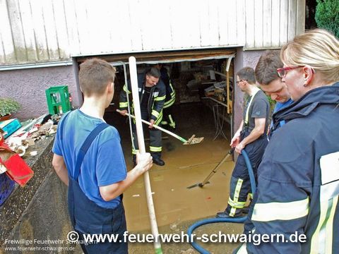 25.06.2016 – Ausnahmezustand in Eppingen nach schwerem Gewitter