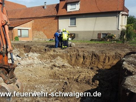 04.10.2016 – Bagger reißt Gasleitung ab