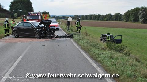 13.10.2016 – Frontalzusammenstoß auf der K2160