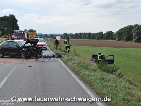 13.10.2016 – Frontalzusammenstoß auf der K2160