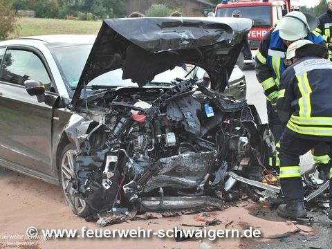 13.10.2016 – Frontalzusammenstoß auf der K2160
