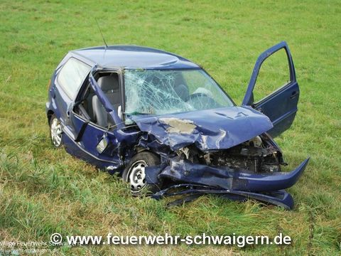13.10.2016 – Frontalzusammenstoß auf der K2160