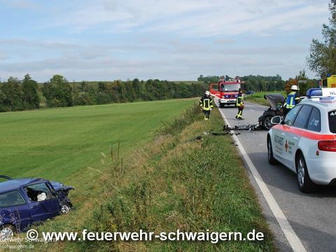 13.10.2016 – Frontalzusammenstoß auf der K2160