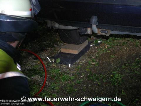 13.01.2017 – PKW auf Baum