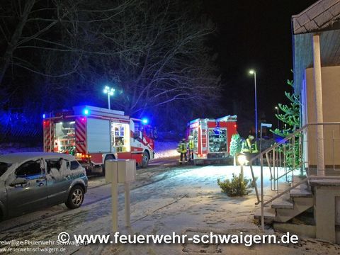 15.01.2017 – Gartenhaus in Vollbrand
