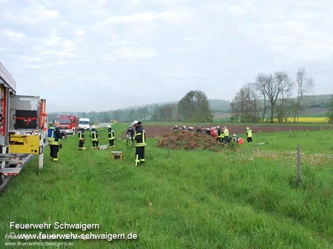 09.05.2017 – PKW kommt von der Fahrbahn ab und überschlägt sich.