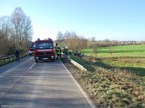 07.12.2017 – Verkehrsunfall mit eingeschlossener Person