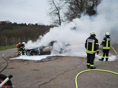 15.03.2018 – PKW in Vollbrand