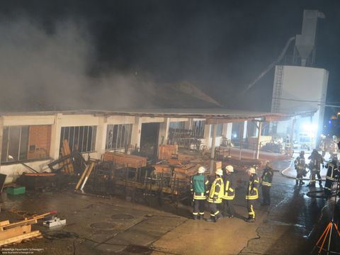 24.10.2018 – Brand in holzverarbeitendem Betrieb