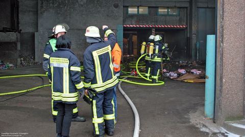 24.01.2019 – Brand in Recyclingfirma