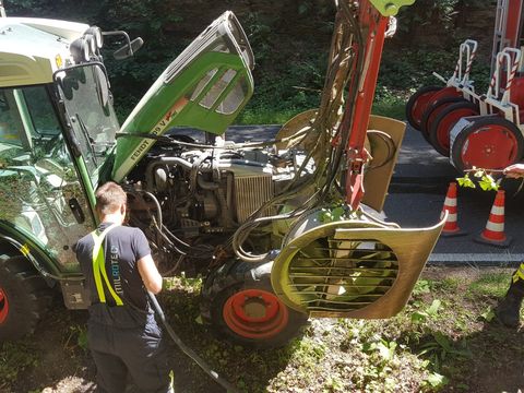 03.07.2019 – Entstehungsbrand an Weinbergschlepper