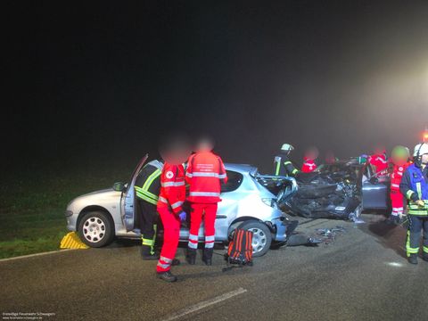 24.10.2019 – Drei Verletzte bei Zusammenstoß
