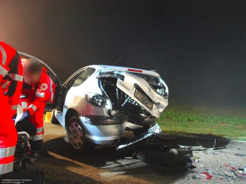 24.10.2019 – Drei Verletzte bei Zusammenstoß