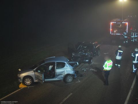 24.10.2019 – Drei Verletzte bei Zusammenstoß