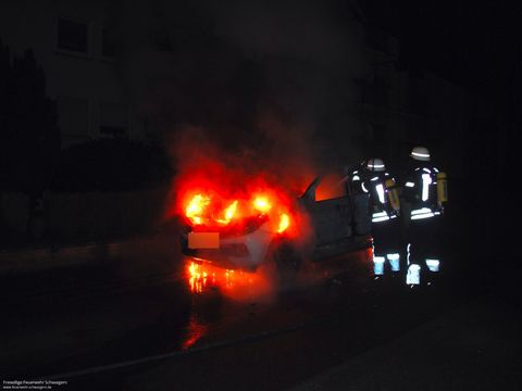 11.01.2020 – PKW brennt in der Weststrasse
