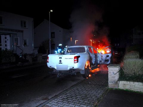 11.01.2020 – PKW brennt in der Weststrasse